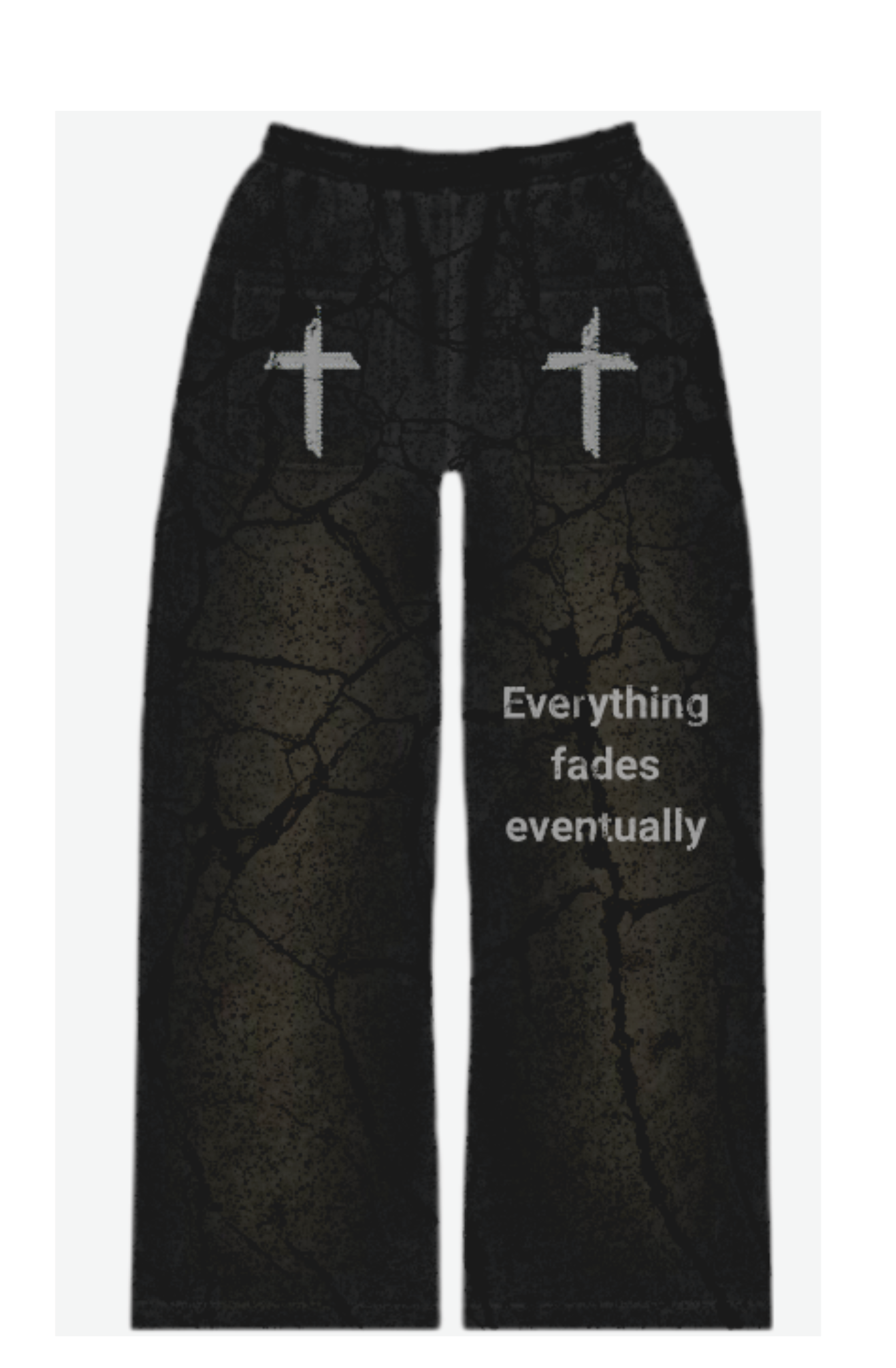 FADE Distressed Flare Sweatpants