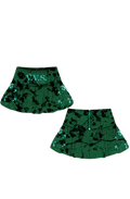 Green marble skirt design