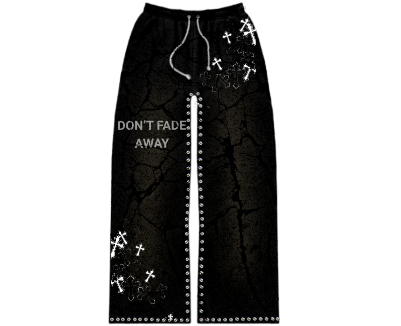 FADE Distressed Flare Sweatpants