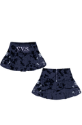 deep indigo marble VVS skirt