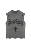 Grey vintage tank top