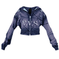 muted blue vintage Hoodie