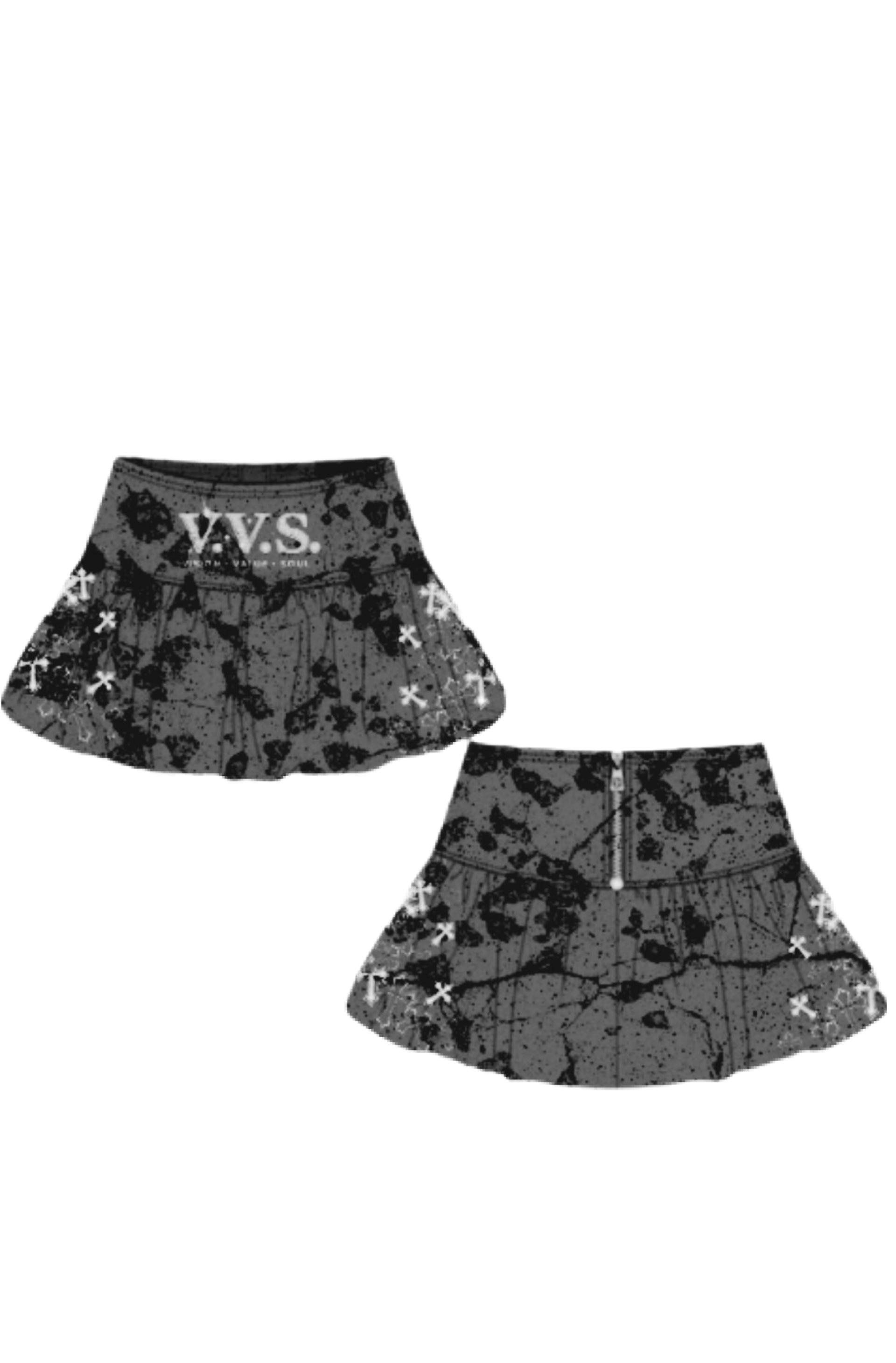 Grey marble VVS hoodie