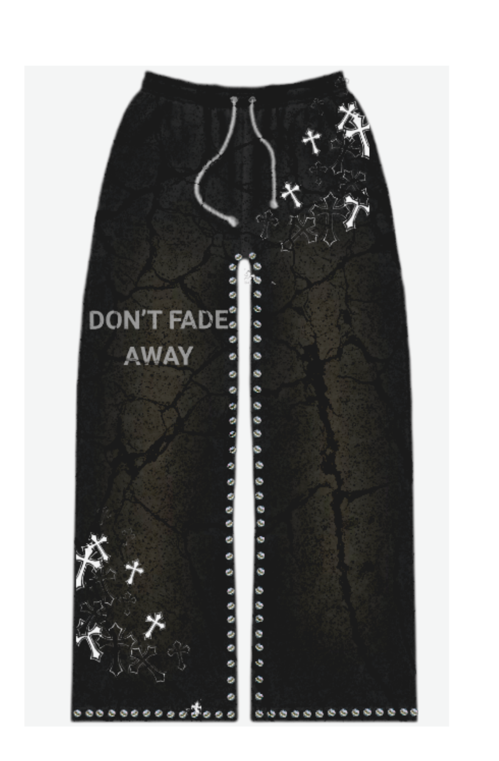 FADE Distressed Flare Sweatpants