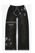 FADE Distressed Flare Sweatpants