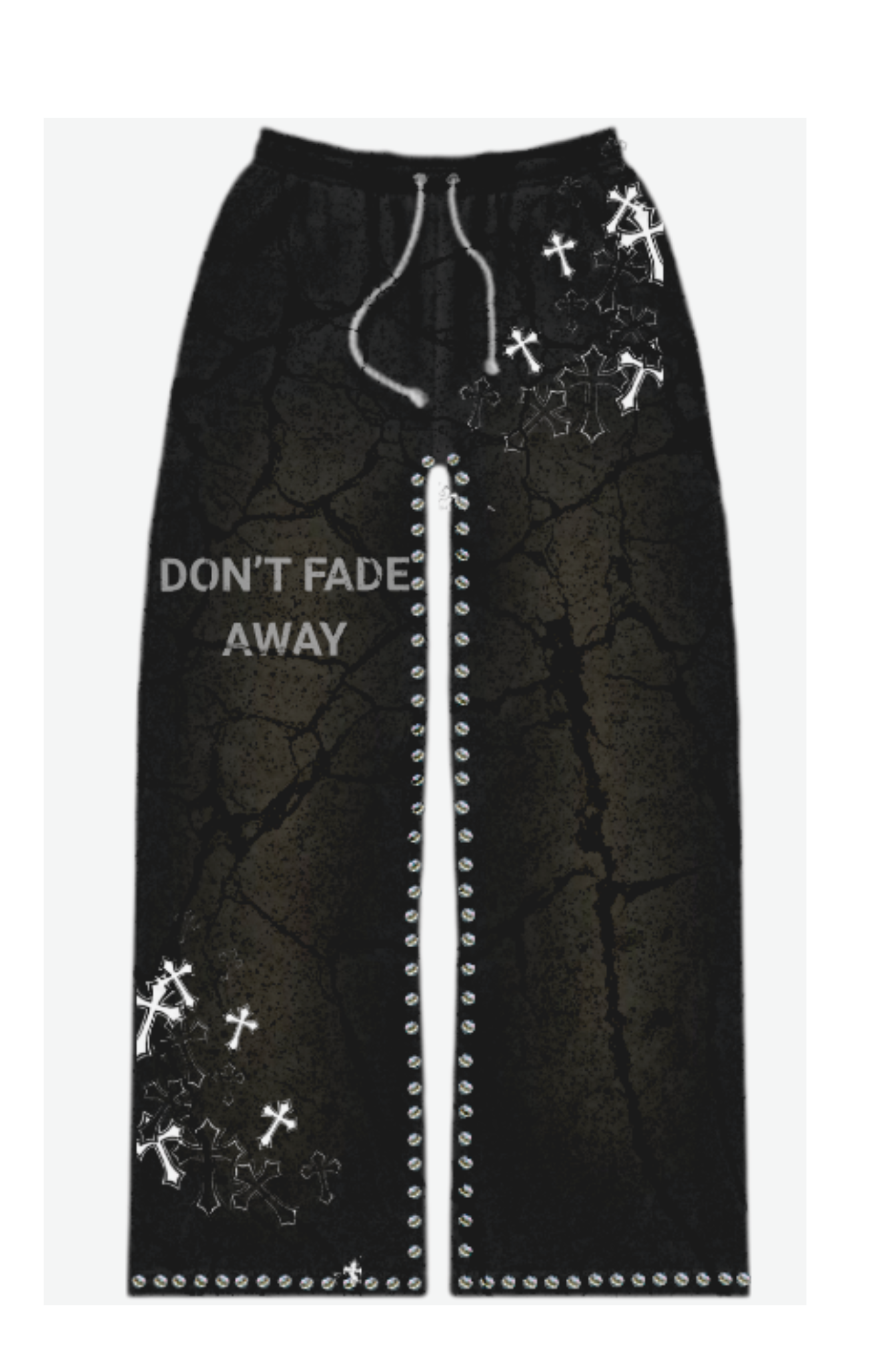 FADE Distressed Flare Sweatpants