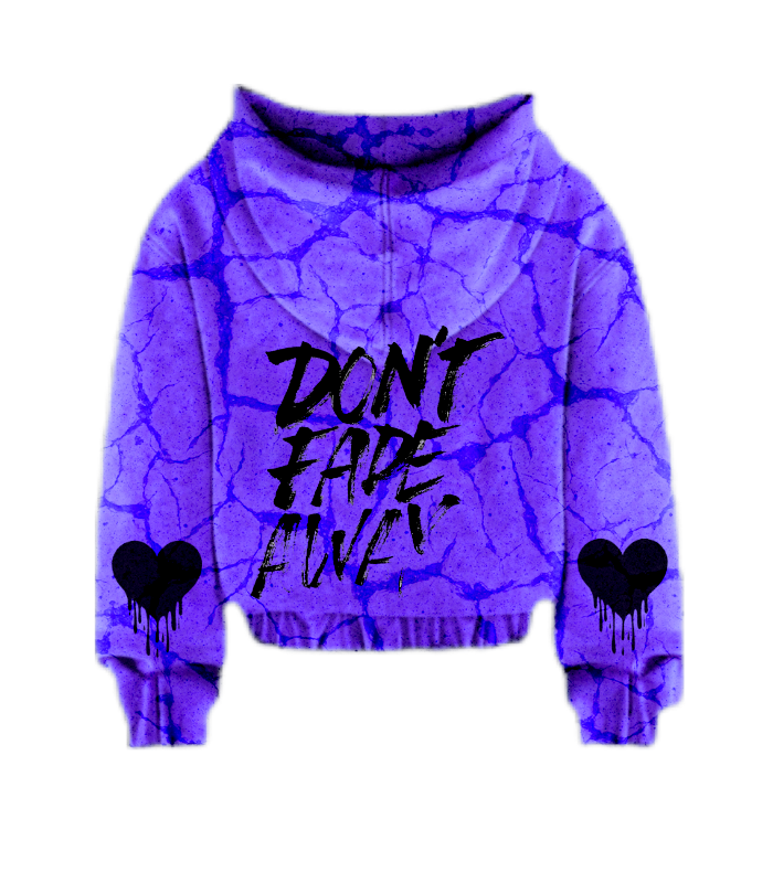 purple marble zip up hoodie