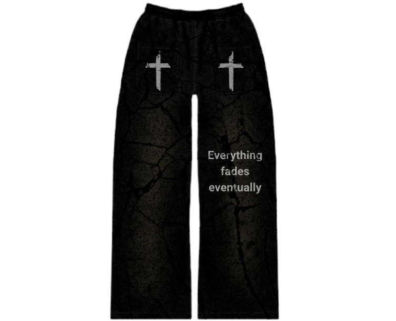 FADE Distressed Flare Sweatpants